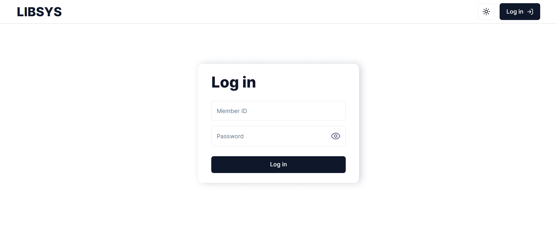 Libsys - Library Management System screenshot 1